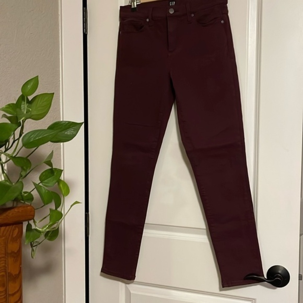 Gap Jeans Burgundy 28
